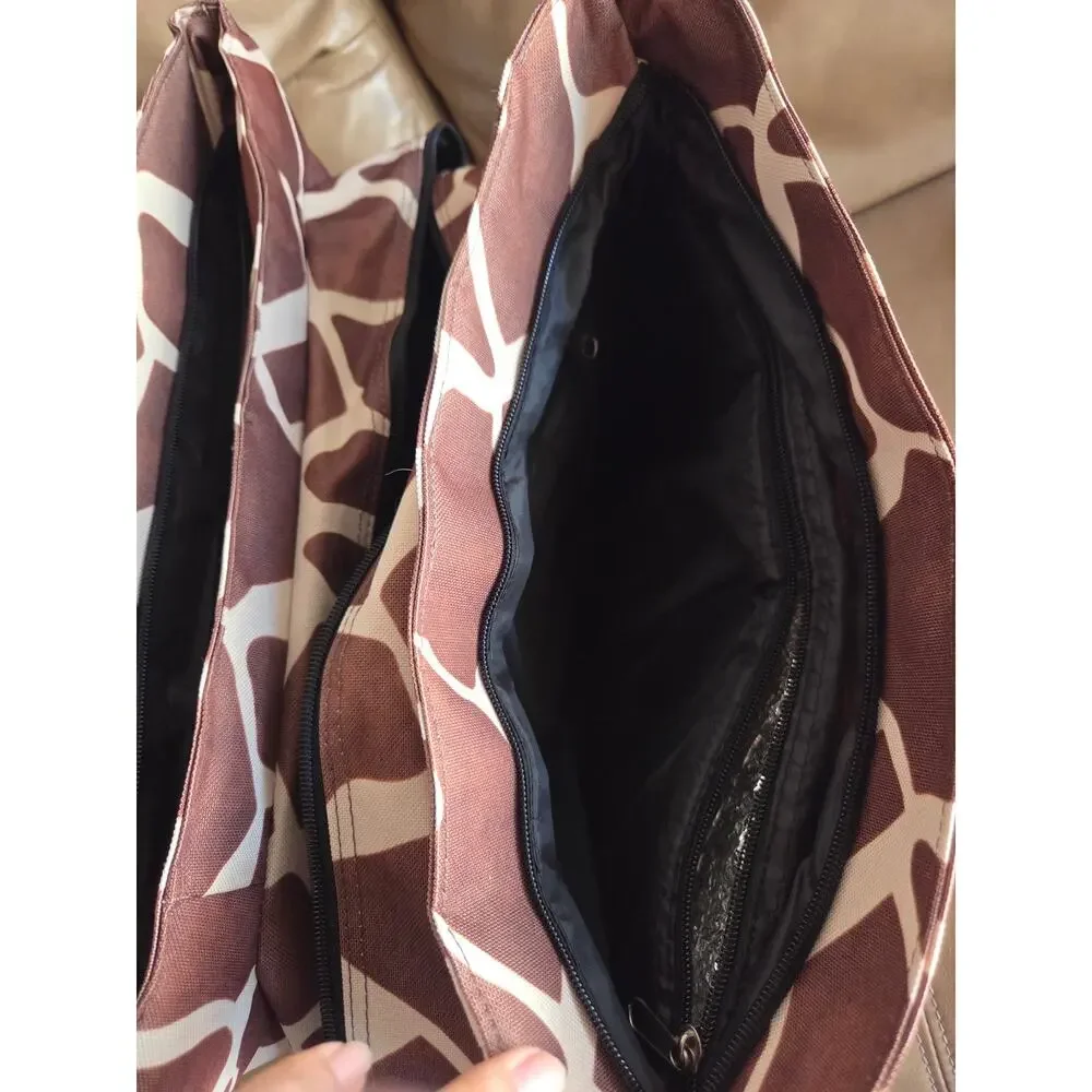TRAVEL TREND Giraffe print travel tote bag 18